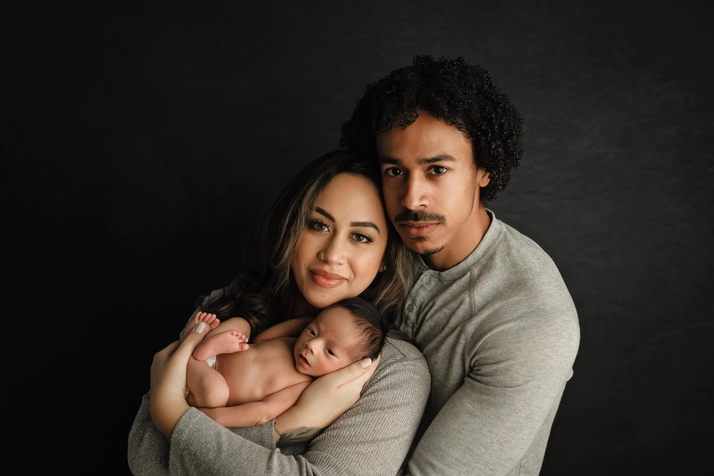 Portland Newborn & Family Portraits: Earth Tones & Firefighter Theme