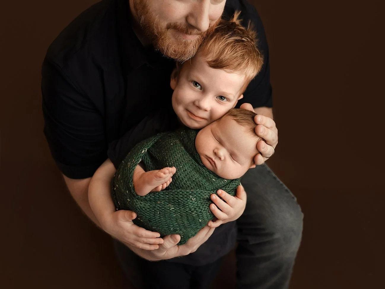 A Celebration of Individuality: A Red-Haired Newborn Session for a Lake Oswego Family